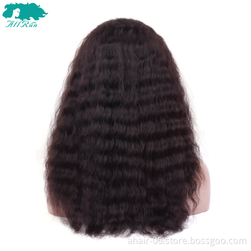 2020 Selling Well Made Indian Deep Wave Lace Frontal Wig Lace 360